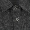 Tmavosivá vzorovaná košeľa s prímesou vlny SUIT Josh