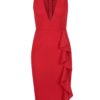 Červené puzdrové šaty AX Paris