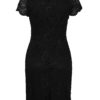 Čierne čipkované šaty s krátkym rukávom ONLY Shira