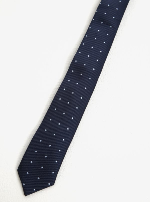 Modrá chlapčenská vzorovaná kravata Name it Pisp