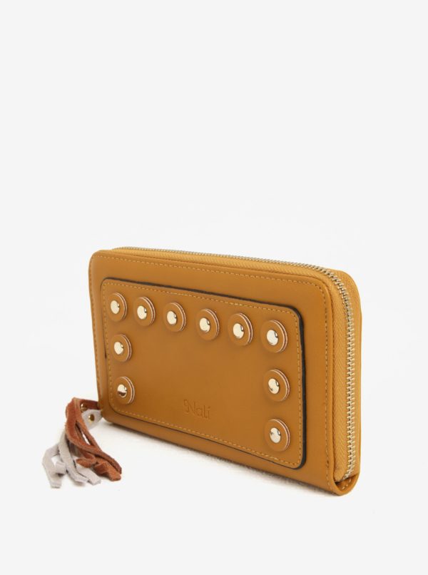 Hnedá peňaženka so strapcom Nalí