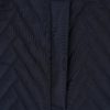 Tmavomodrý dámsky prešívaný kabát M&Co