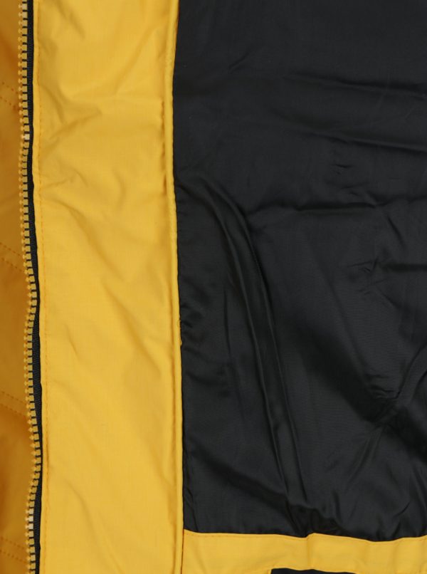 Žltá pánska lyžiarska funkčná vodovzdorná bunda LOAP Fallon