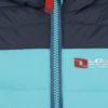 Tyrkysová detská lyžiarska funkčná vodovzdorná bunda LOAP Otoman