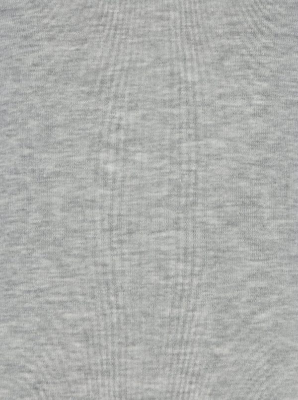 Svetlosivé dlhé melírované basic tričko Dorothy Perkins