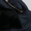 Tmavomodrá prešívaná bunda so skrytou kapucňou ONLY Brooke