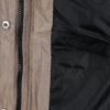 Béžový páperový prešívaný kabát s umelou kožušinou VERO MODA Fea