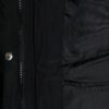 Čierny páperový prešívaný dlhý kabát s umelou kožušinou VERO MODA Fea