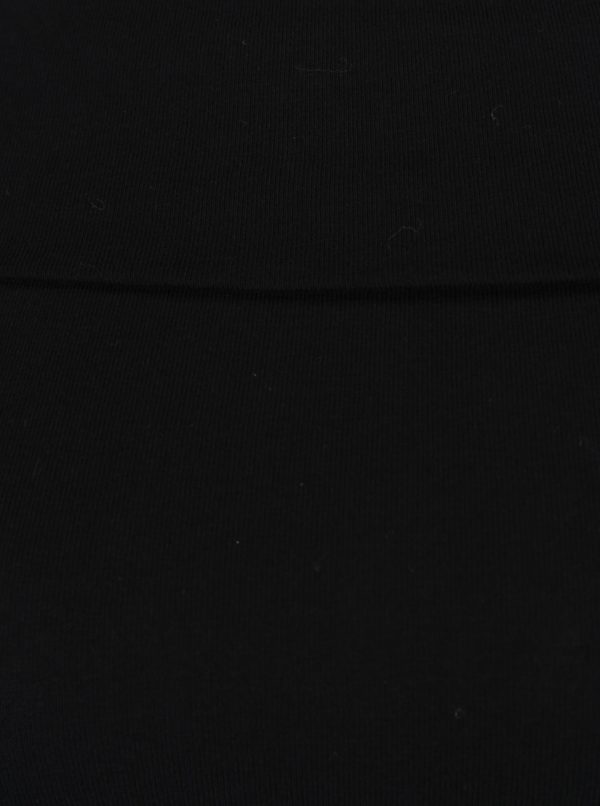 Čierne tričko s odhalenými ramenami Miss Selfridge