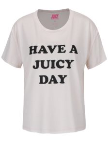 Ružové tričko s potlačou Juicy Couture