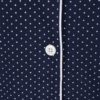 Tmavomodrá bodkovaná nočná košeľa Lauren Ralph Lauren Heritage