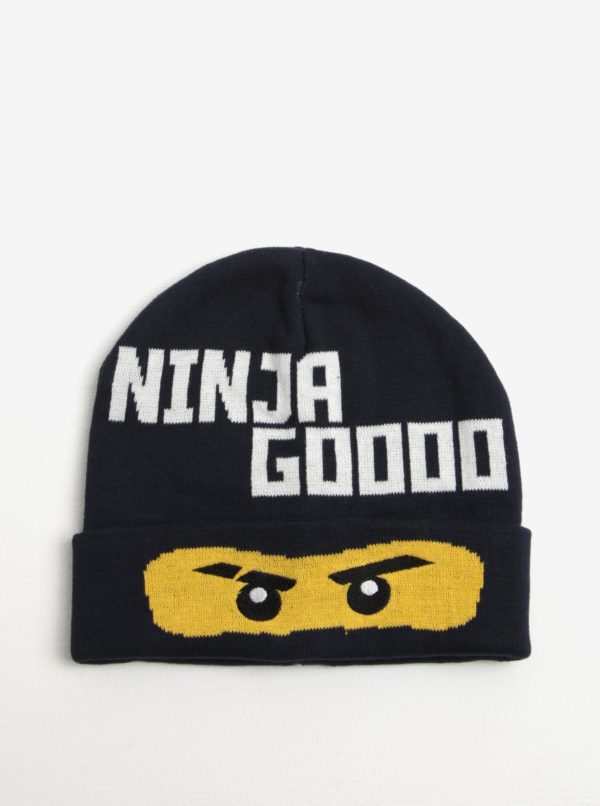 Tmavomodrá chlapčenská čiapka so vzorom Ninjago Lego Wear Ayan