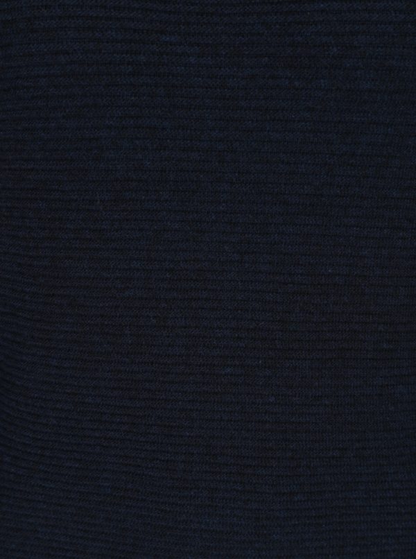 Tmavomodré svetrové šaty s 3/4 rukávom ONLY Filippa