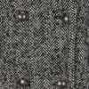 Krémovo–čierny dámsky vlnený vzorovaný kabát Superdry Classic