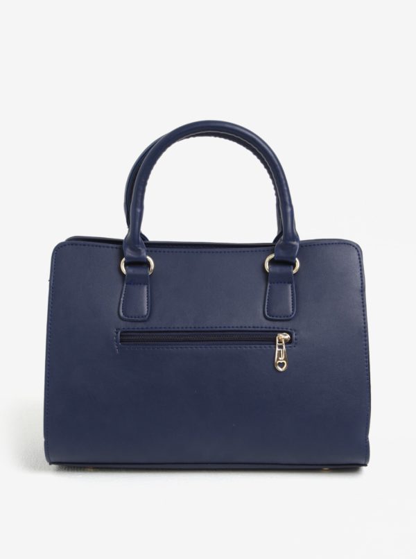 Modrá kabelka s detailmi v zlatej farbe Esoria Cilia
