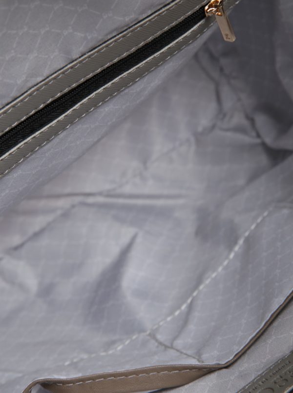Sivá kabelka s detailmi v zlatej farbe Esoria Mozami