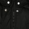 Čierna zimná prešívaná bunda s kapucňou VERO MODA Fea