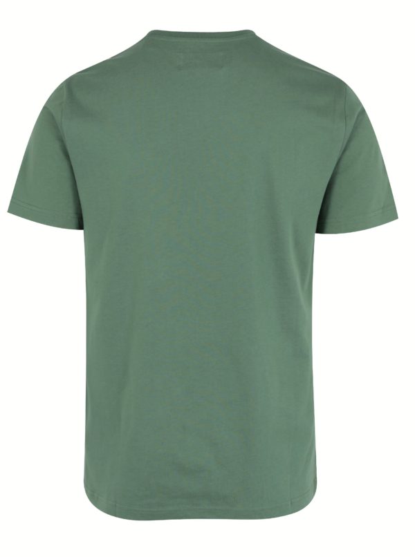 Zelené tričko s krátkym rukávom Original Penguin Pin Point Embroidery