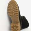 Čierne semišové vodovzdorné zimné topánky Tamaris