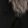Čierna koženková bunda s umelým kožúškom Dorothy Perkins Curve