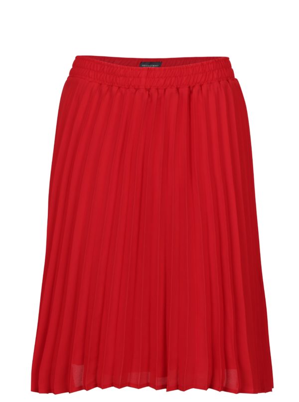 Červená plisovaná sukňa Broadway Sukie