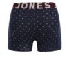 Tmavomodré vzorované boxerky Jack & Jones Candy