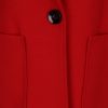 Červený kabát s prímesou vlny Miss Selfridge