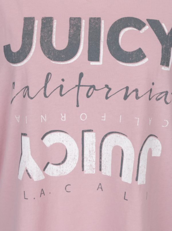 Ružové tričko s dlhým rukávom Juicy Couture