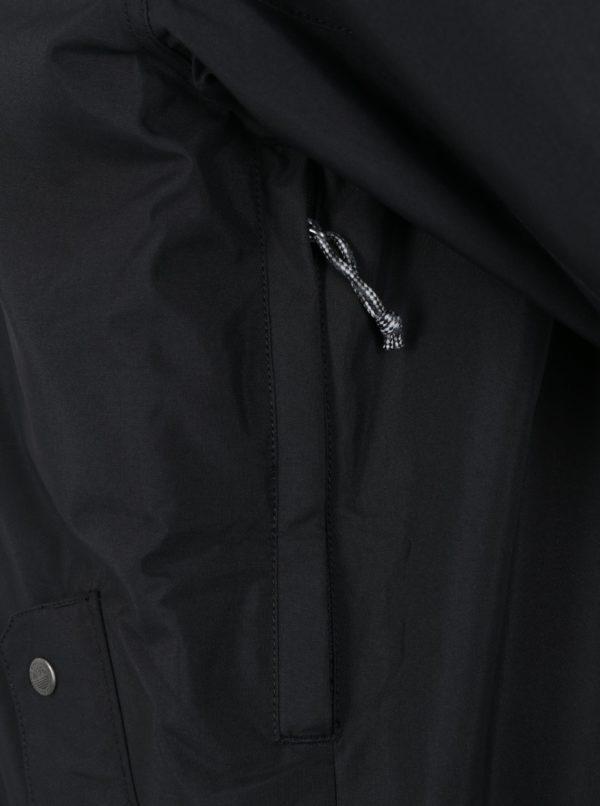 Čierna vodovzdorná funkčná bunda s potlačou na chrbte O'Neill 