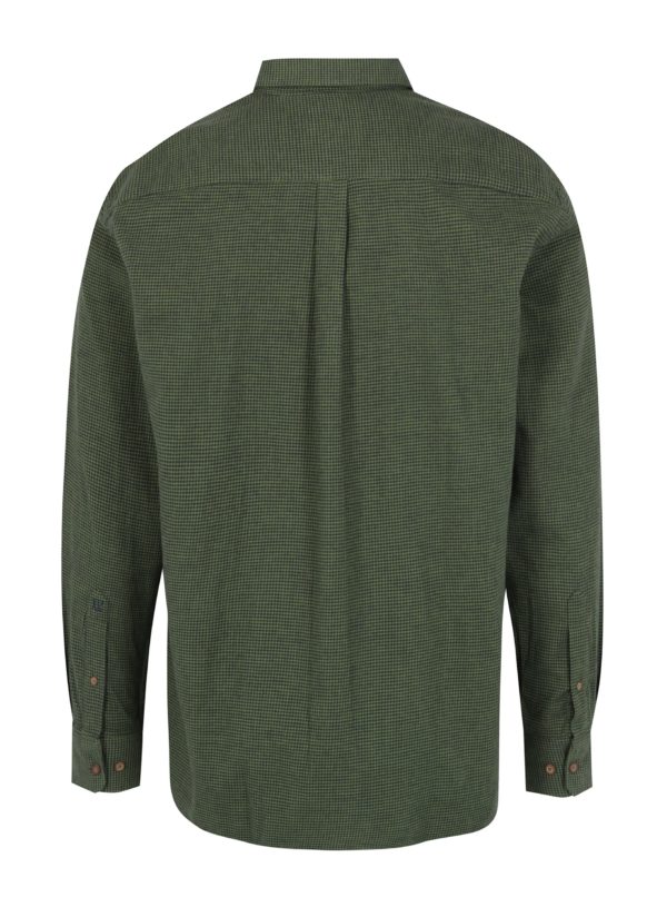 Zelená vzorovaná comfort fit košeľa JP 1880