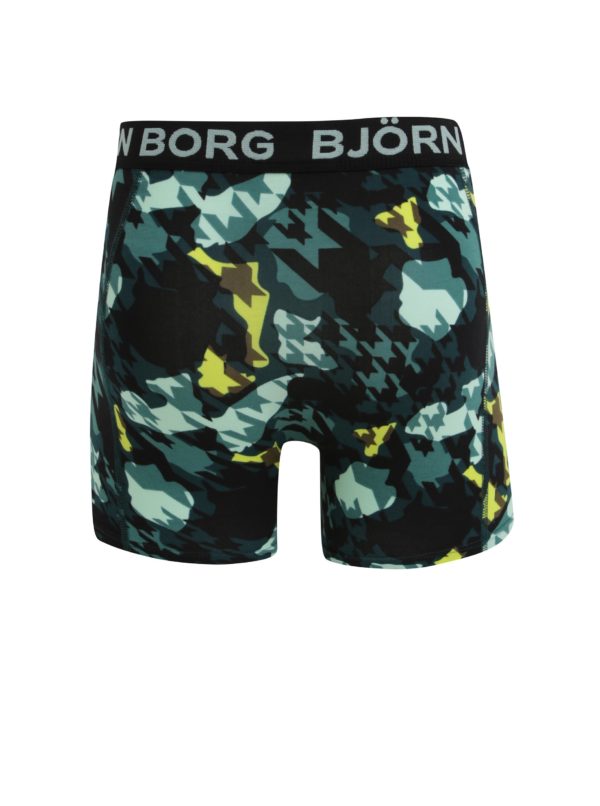 Zelená súprava boxeriek a ponožiek Björn Borg