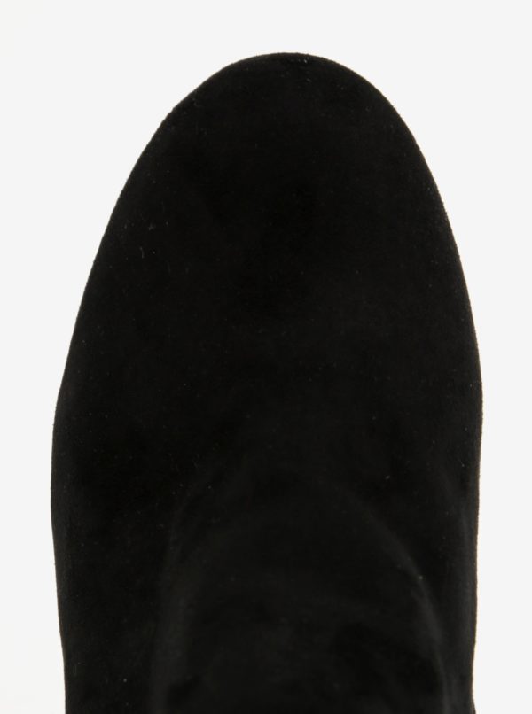 Čierne členkové topánky v semišovom zhotovení Dorothy Perkins