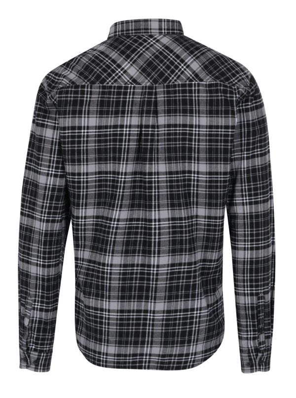Čierno-sivá károvaná košeľa Shine Original