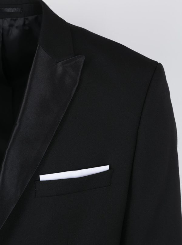 Čierne oblekové sako Selected Homme Done Tux