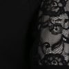 Čierne tričko s čipkou na ramenách Jacqueline de Yong Parvola