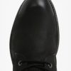 Čierne pánske kožené členkové zimné topánky bugatti Ringo