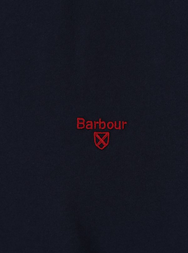 Tmavomodré tailored fit tričko Barbour Sports Tee