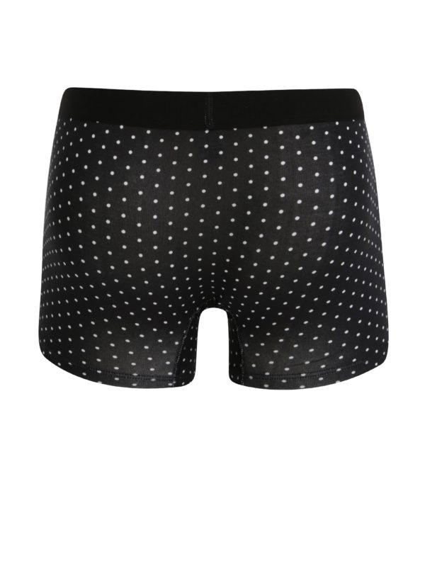 Čierne pánske bodkované boxerky El.Ka Underwear