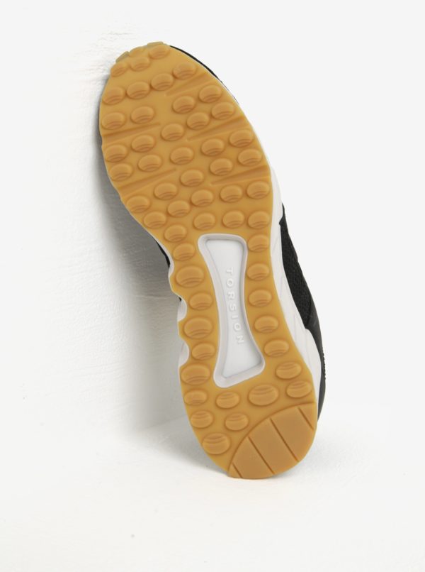 Čierne pánske tenisky so semišovými detailmi adidas Originals Support
