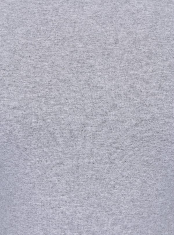 Sivé tričko s okrúhlym výstrihom ZOOT  