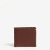 Hnedá kožená peňaženka Barbour Artisan Billfold