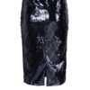 Čierno–fialová puzdrová sukňa s flitrami Miss Selfridge