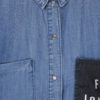 Modrá rifľová košeľa s vreckami ONLY May