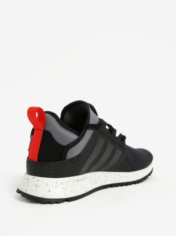 Sivo–čierne pánske tenisky adidas Originals PLR Sneakerboot