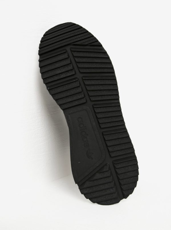 Sivo–čierne pánske tenisky adidas Originals PLR Sneakerboot