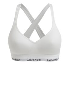 Biela športová podprsenka Calvin Klein