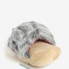 Béžovo-sivá masážna papuča v tvare ježka Something Special