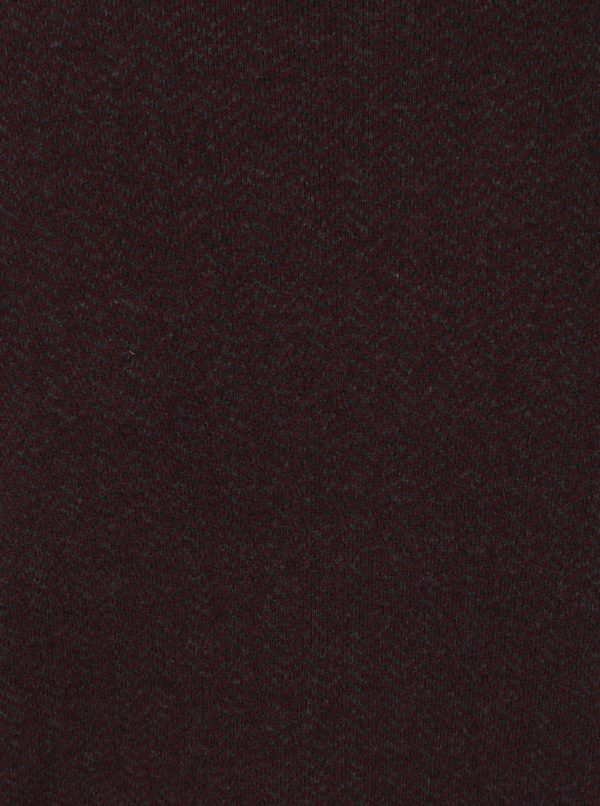 Vínový vzorovaný sveter Burton Menswear London