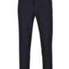 Tmavomodré melírované formálne slim fit nohavice Burton Menswear London 