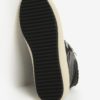 Čierne dámske kožené zateplené členkové topánky GANT Amy